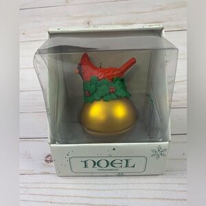 Dept 56 Noel Cardinal Ball Ornament NIB